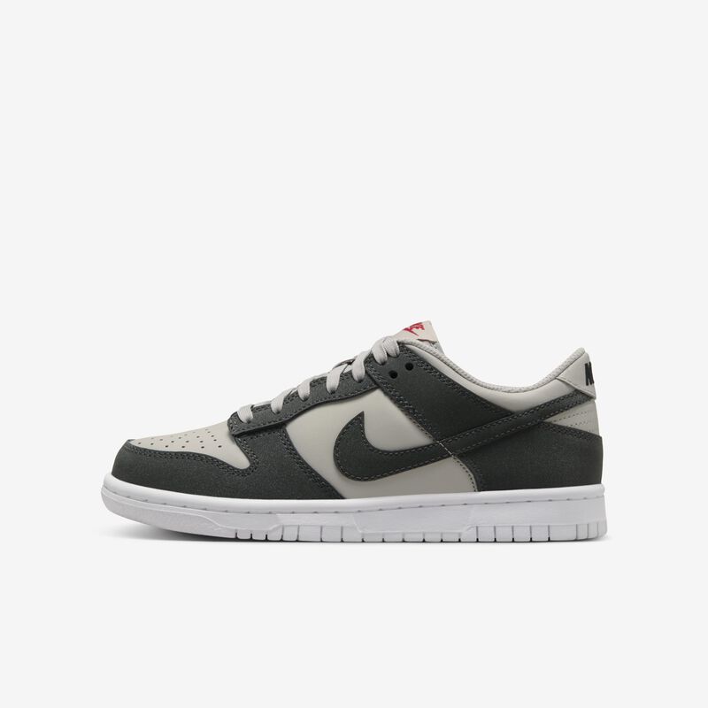 Nike Dunk Low, Mineral De Hierro Claro/Blanco/Rojo Gimnasio/Antracita, hi-res