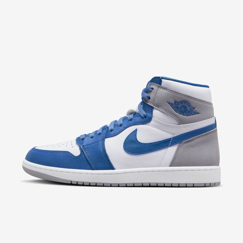 Air Jordan 1 Retro High OG, Azul genuino/Gris cemento/Blanco, hi-res
