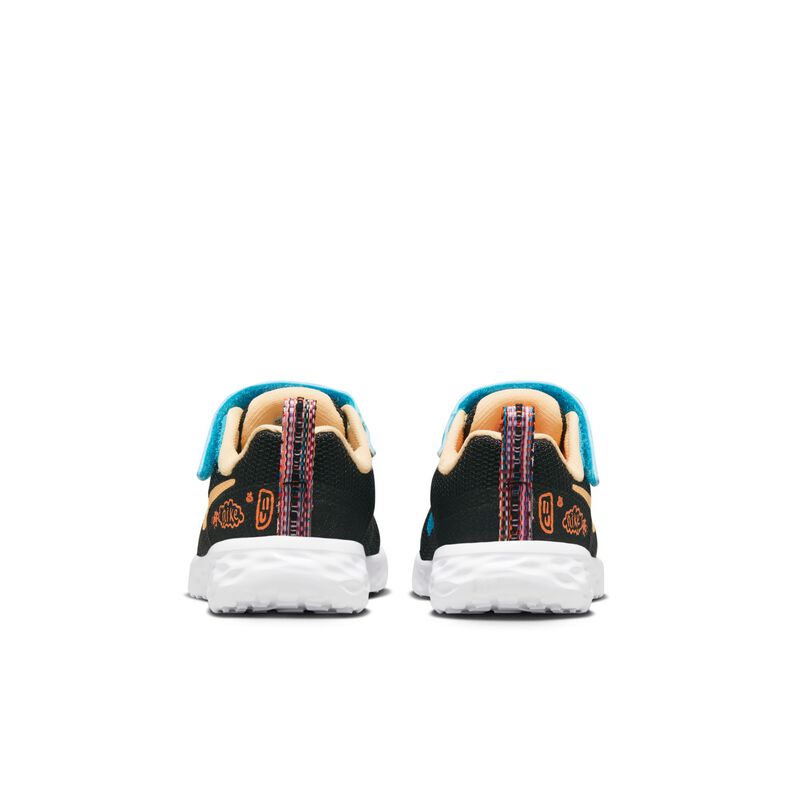 Nike Revolution 6 SE, Negro/Naranja total/Tinte melón, hi-res