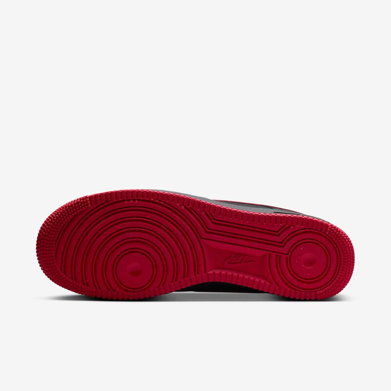 Nike Air Force 1 '07, Negro/Rojo Universitario-Negro, hi-res
