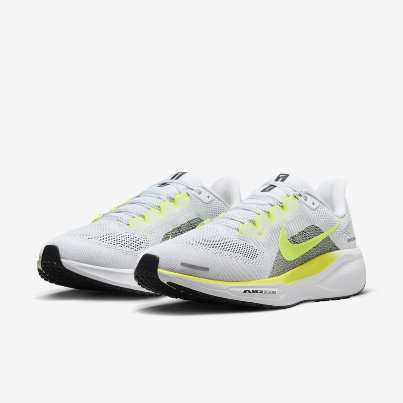 Nike Pegasus 41, Blanco/Negro/Volt, hi-res