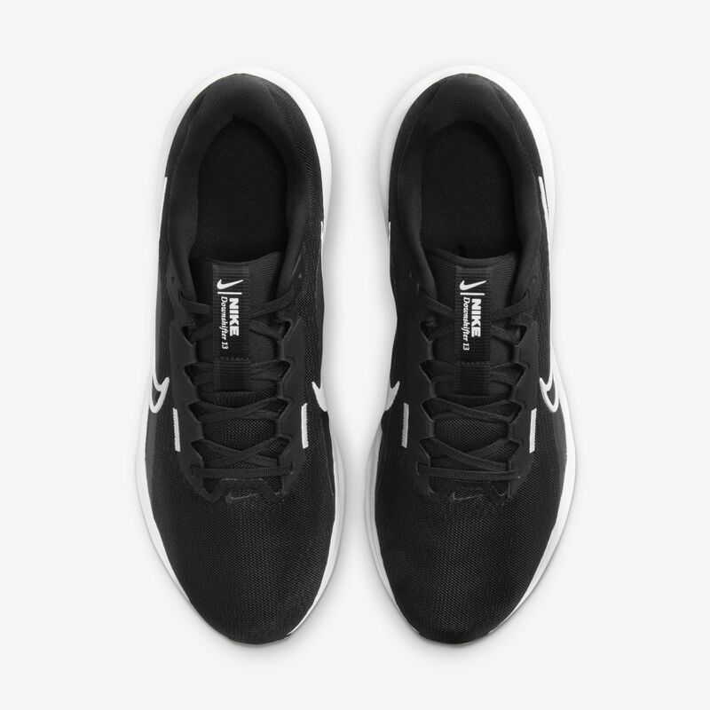 Nike Downshifter 13, Negro/Gris Ahumado Oscuro/Blanco, hi-res