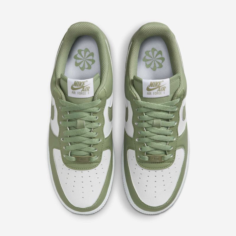 Nike Air Force 1 07 SE, Blanco/Blanco/Verde petróleo, hi-res