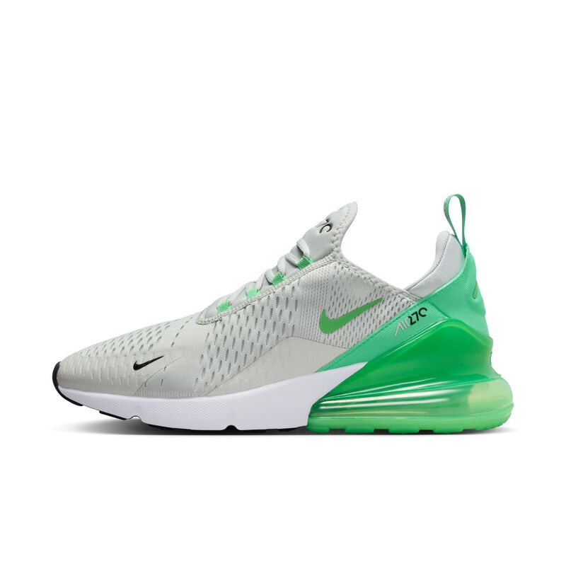 Nike Air Max 270, Plata Claro/Verde Shock-Negro-Blanco, hi-res