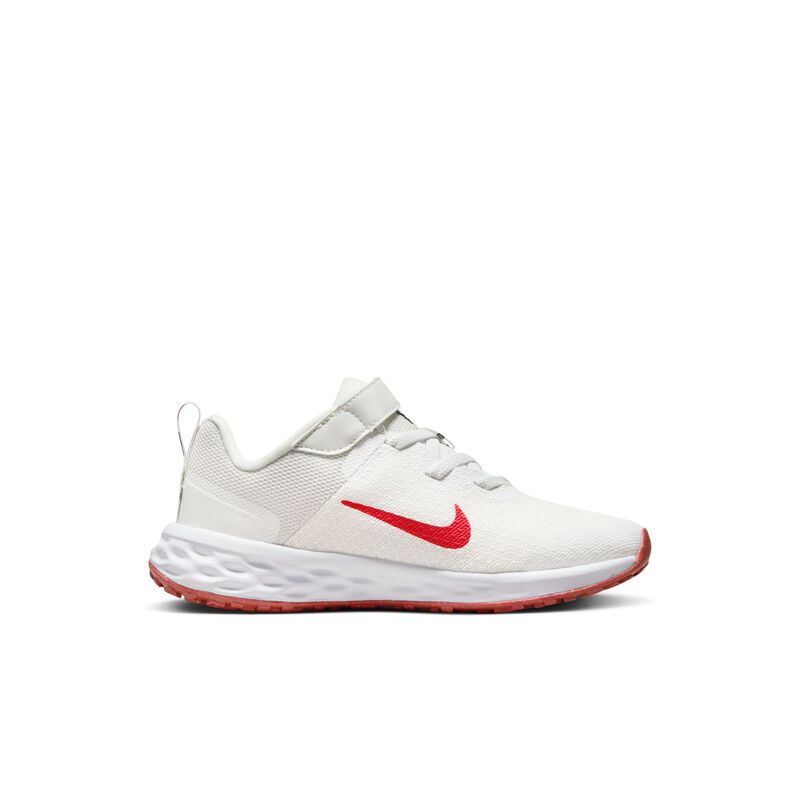 Nike Revolution 6, Blanco Cumbre/Obsidiana/Blanco/Pista Roja, hi-res