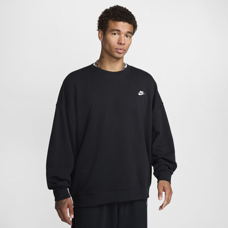 Nike Club Fleece, Negro/Negro/Blanco, hi-res