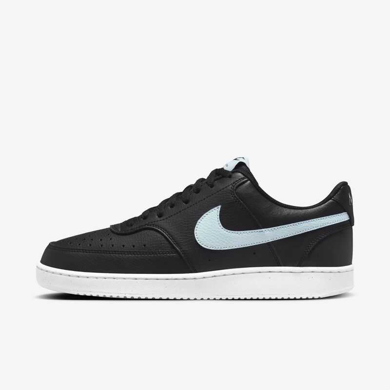 Nike Court Vision Low Next Nature, Negro/Blanco/Azul Glacial, hi-res