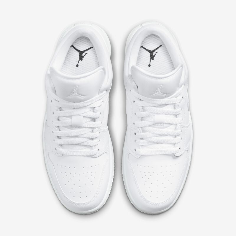 Air Jordan 1 Low, Blanco/Negro-Blanco, hi-res