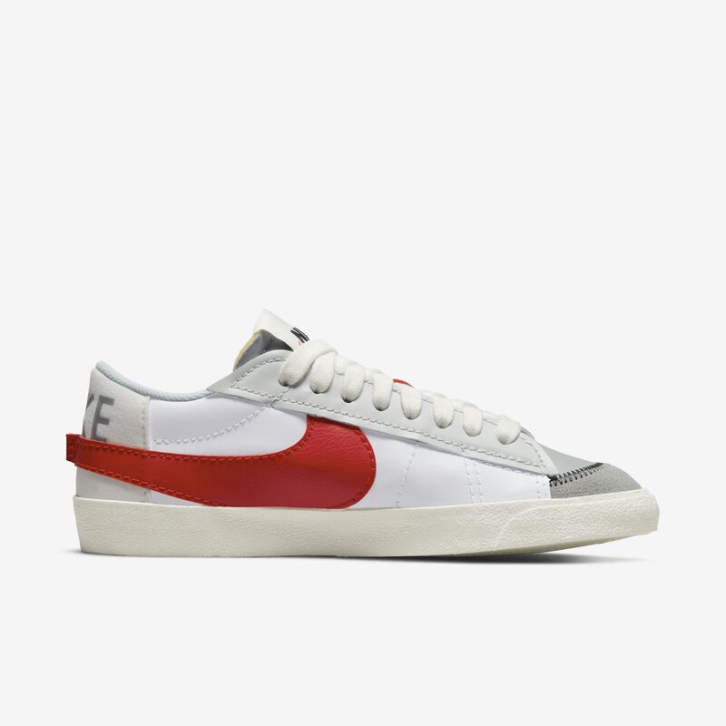 Nike Blazer Low '77 Jumbo, Blanco/Polvo fotón/Gris humo claro/Rojo, hi-res