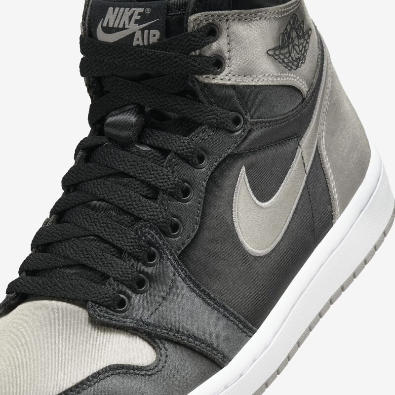 Air Jordan 1 Retro High OG "Satin Shadow", Negro/Blanco/Gris Medio, hi-res