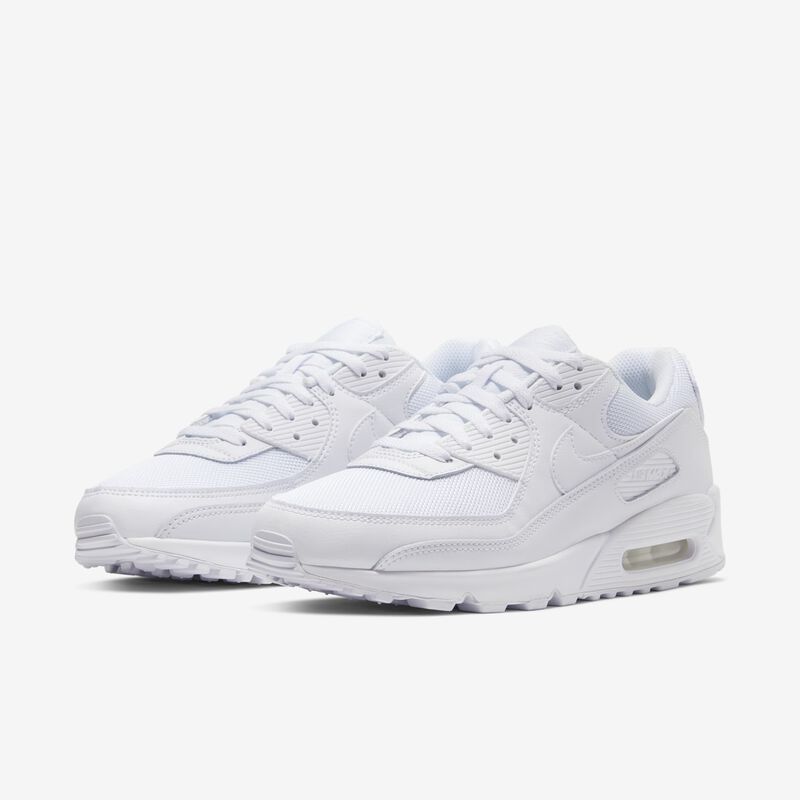 Nike Air Max 90, Blanco/Blanco/Gris lobo/Blanco, hi-res