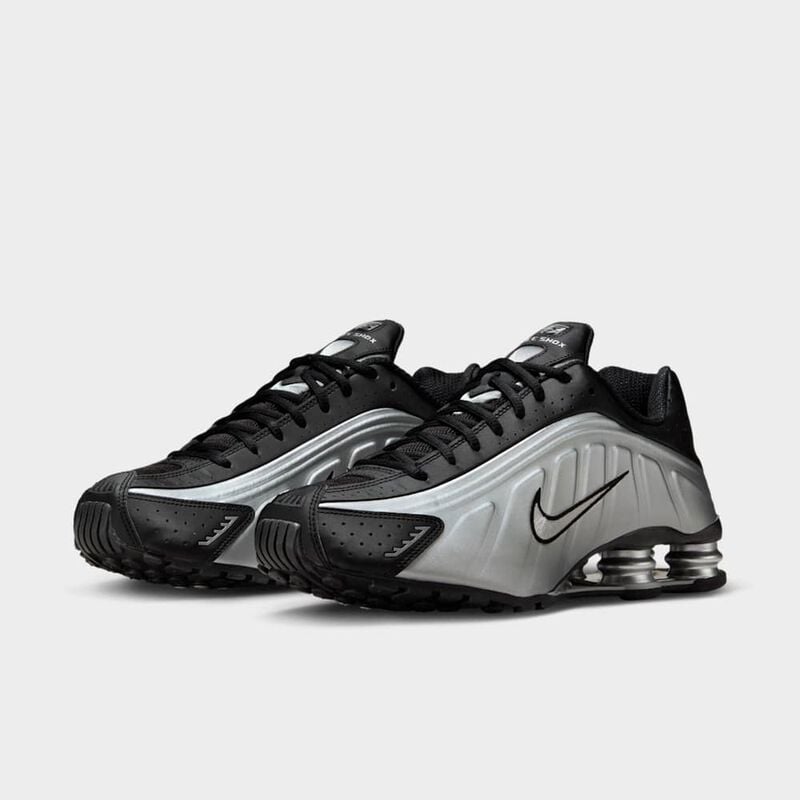 Nike Shox R4, Met&aacute;lico Plata/Met&aacute;lico Plata-Negro-Met&aacute;lico Plata-FPlata Claro, hi-res