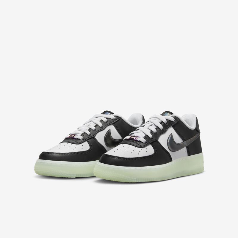 Nike Air Force 1 LV8, Blanco/Negro-Verde Vapor, hi-res