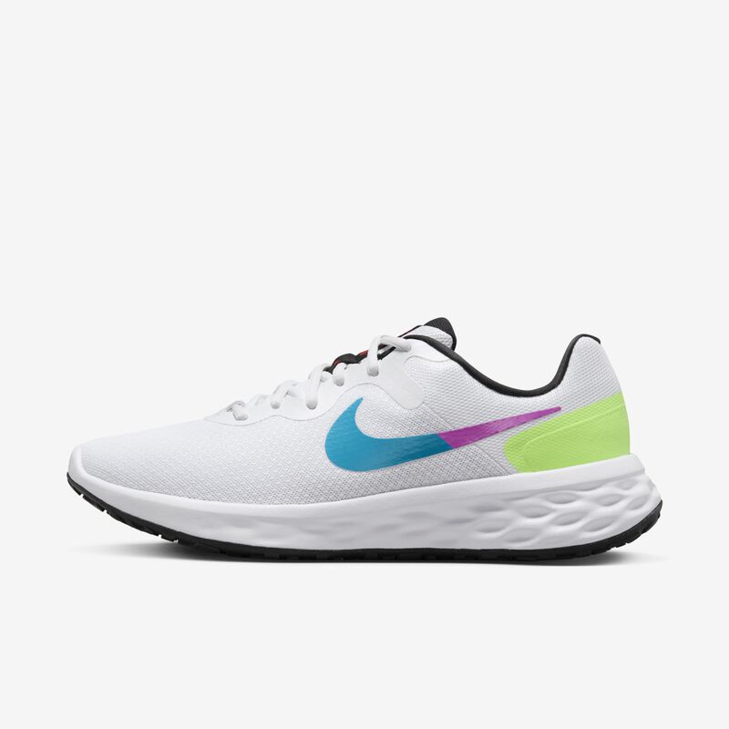 Nike Revolution 6 SE, Blanco/Negro/Fucsia Sueño, hi-res