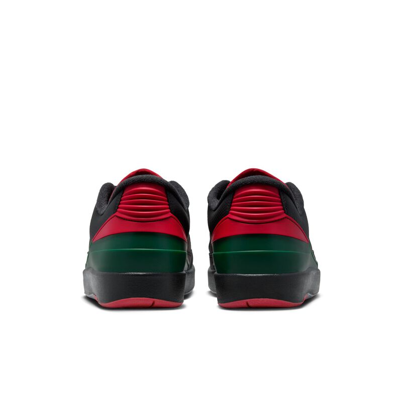 Air Jordan 2 Retro Low "Origins", Negro/Abeto/Gris cemento/Rojo pasión, hi-res