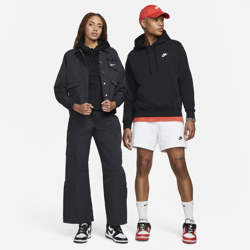 Nike Sportswear Club Fleece, Fútbol Gris/Verde Pino/Naranja Brillante, hi-res