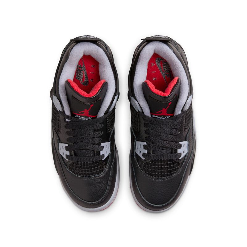 Air Jordan 4 Retro "Bred Reimagined", Negro/Gris cemento/Blanco cumbre/Rojo fuego, hi-res