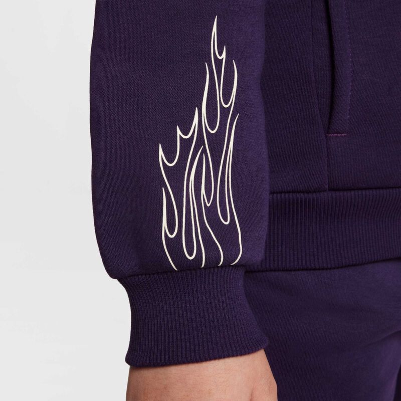 Kylian Mbappé Club Fleece, Morado Grandioso/Marfil Pálido/Oro Metalizado, hi-res