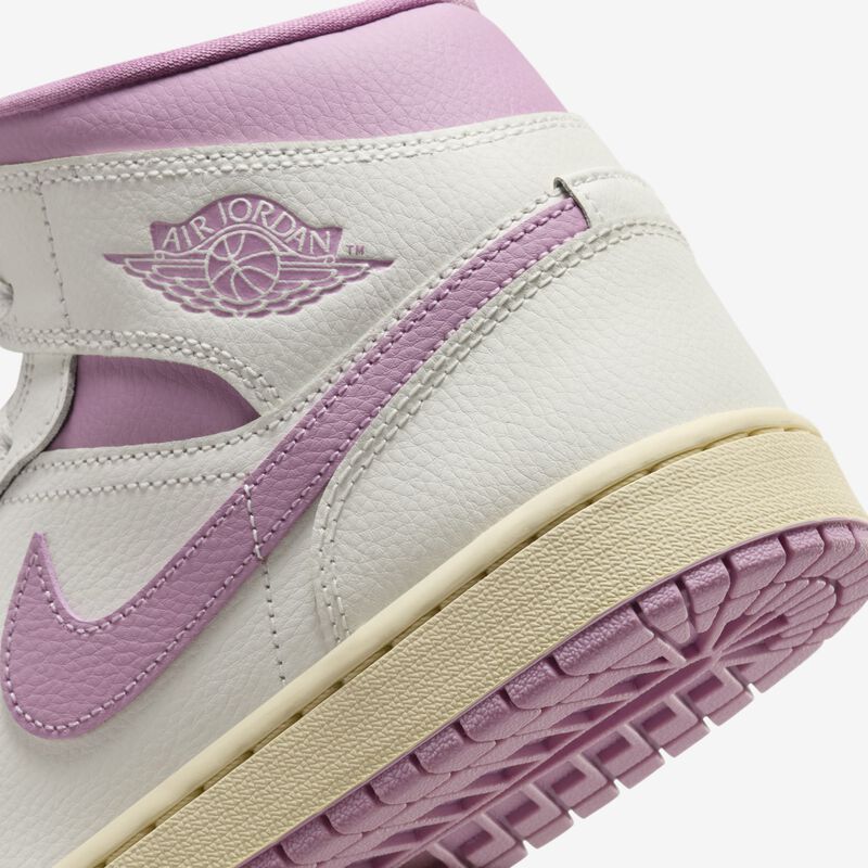 Air Jordan 1 Mid, Vela/Orquídea-Muslín, hi-res