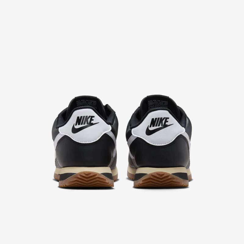 Nike Cortez, Negro/Blanco-Goma Marrón Medio-Sésamo, hi-res