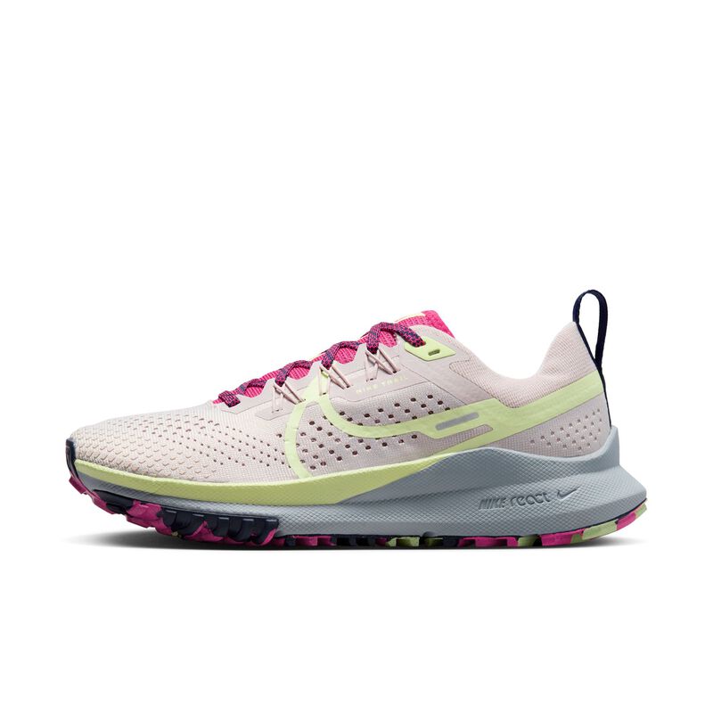 Nike React Pegasus Trail 4, Violeta platino/Morado tinta/Rosa feroz/Verde luminoso, hi-res