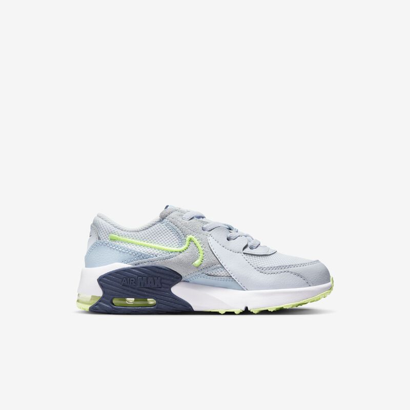 Nike Air Max Excee, Gris Fútbol/Azul Armería Claro/Marino Noche/Medio Volt, hi-res
