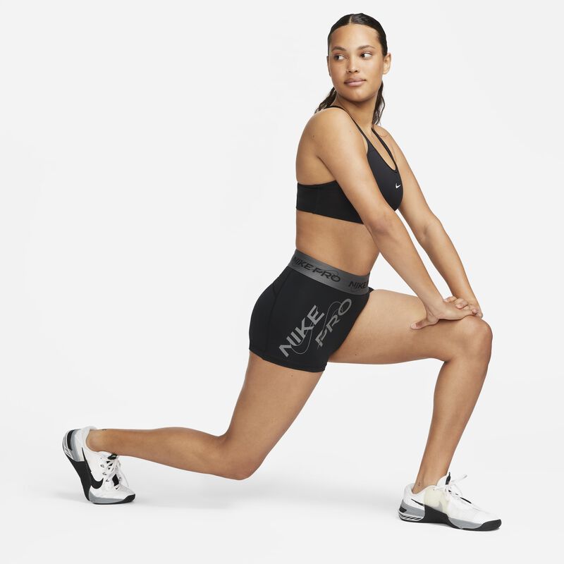 Nike Pro, Negro/Gris hierro, hi-res