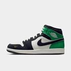 Air Jordan&nbsp;1 Mid SE, Blanco cumbre/Verde suerte/Oro universitario/Negro, hi-res