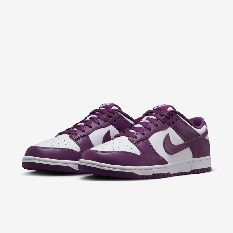 Nike Dunk Low Retro, Blanco/Blanco/Violeta Viotech, hi-res