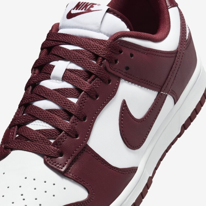 Nike Dunk Low Retro, Blanco/Secoya-Rojo Gimnasio, hi-res