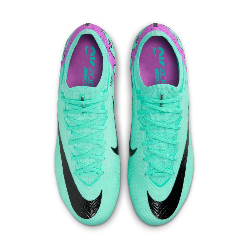 Nike Zoom Mercurial Vapor 15 Elite FG, Hiperturquesa/Negro/Blanco/Sueño de fucsia, hi-res