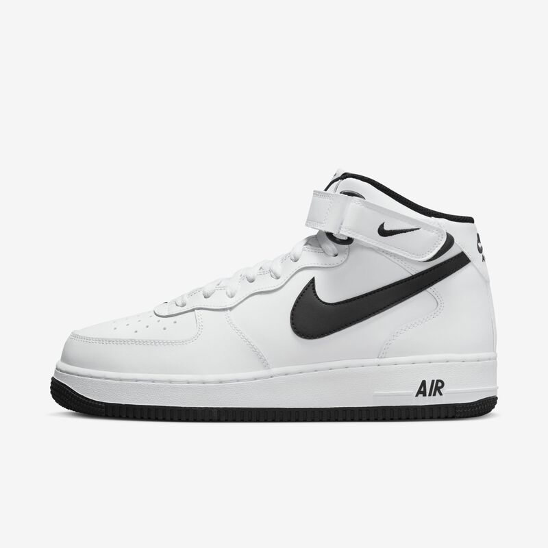 Nike Air Force 1 Mid '07, Blanco/Blanco/Negro, hi-res