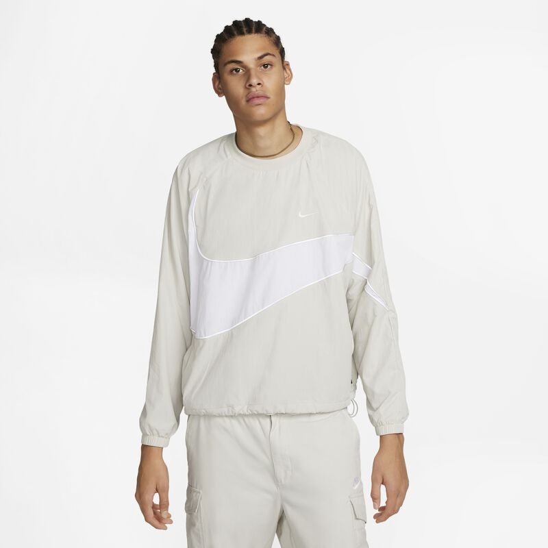 Nike Swoosh, Hueso claro/Blanco/Blanco, hi-res