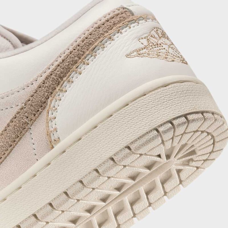 Air Jordan&nbsp;1 Low SE, Marr&oacute;n verdoso claro/C&aacute;&ntilde;amo/Vela, hi-res