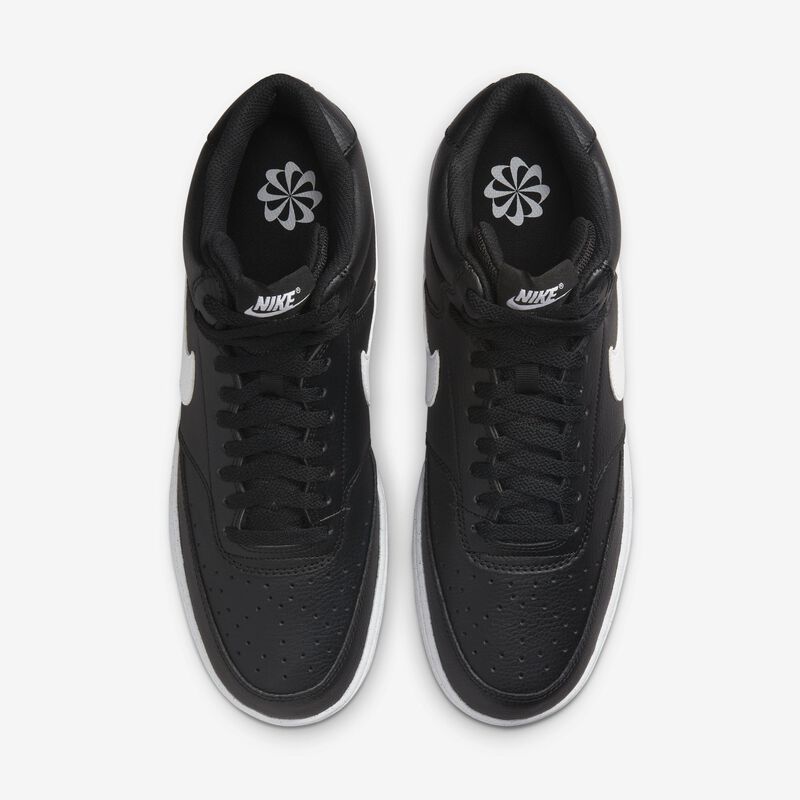 Nike Court Vision Mid Next Nature, Negro/Negro/Blanco, hi-res