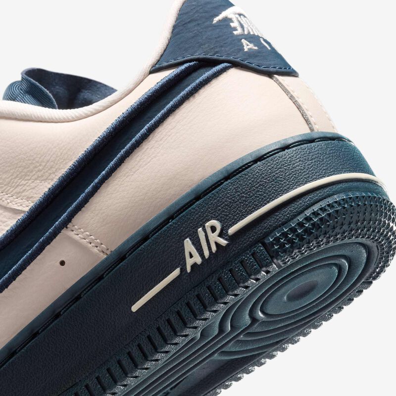 Nike Air Force 1 Dance, Marfil Pálido/Plata/Azul Marino Militar, hi-res