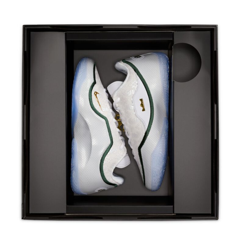 LeBron XXIII "From This Point Forward", Blanco/Estadio Verde-Lt Humo Gris-Negro, hi-res