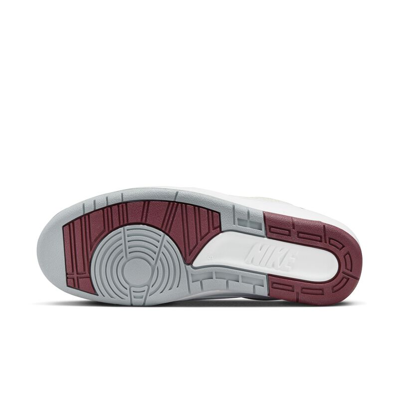 Air Jordan 2 Retro Low, Blanco/Gris Acero Claro/Rojo Cerezo, hi-res