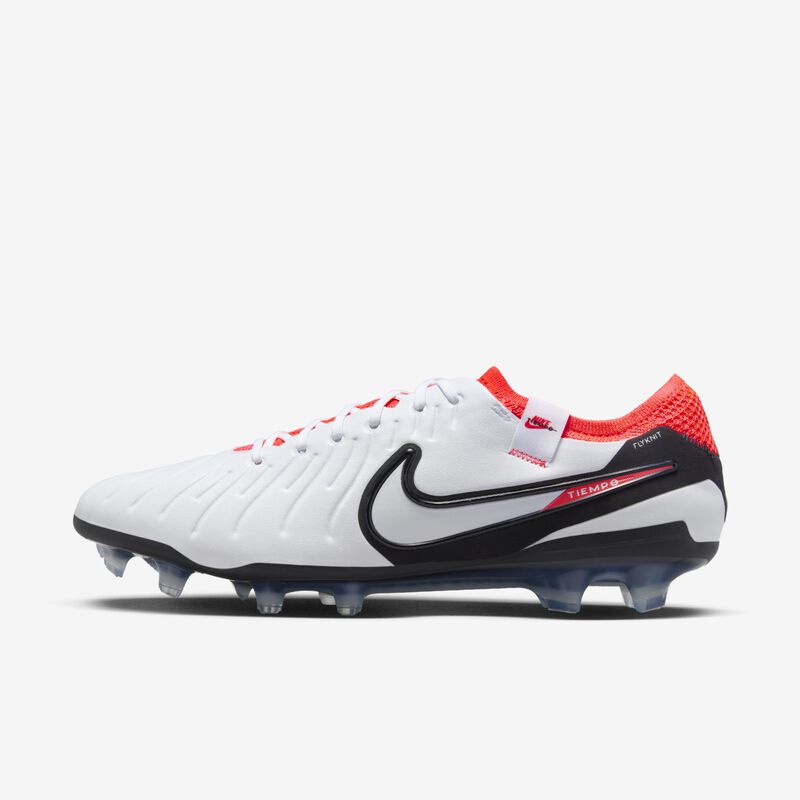 Nike Tiempo Legend 10 Elite FG, Blanco/Carmesí brillante/Negro, hi-res