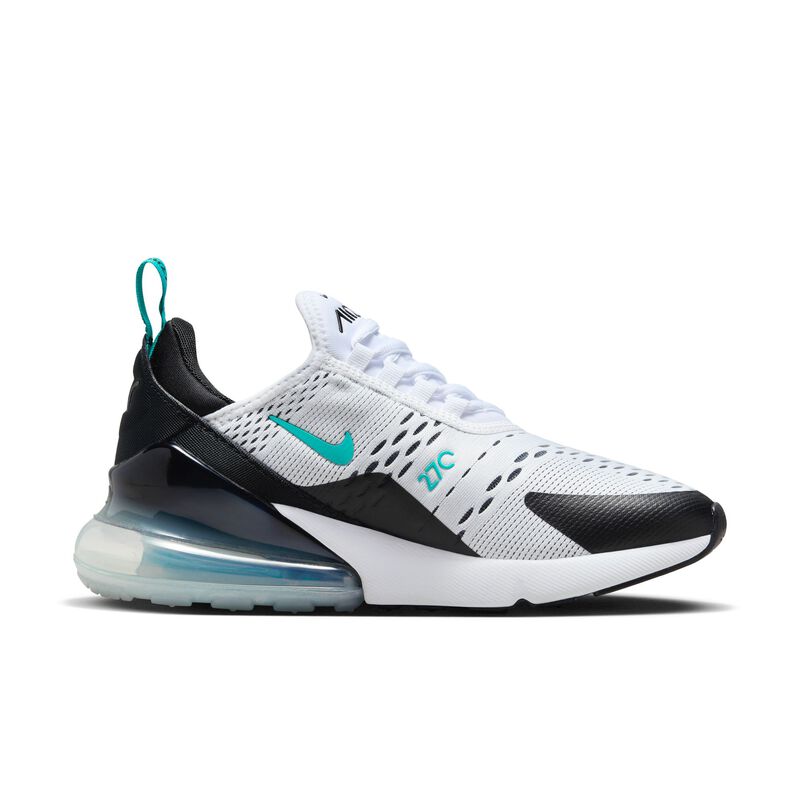 Nike Air Max 270, Blanco/Negro/Plata metalizado/Cactus empolvado, hi-res