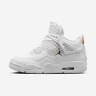 Air Jordan 4 Net, Blanco/Oro Metalizado/Fantasma, hi-res