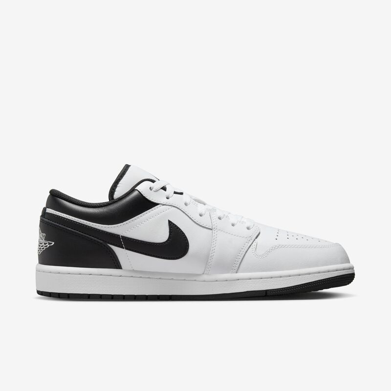 Air Jordan 1 Low, Blanco/Blanco/Negro, hi-res