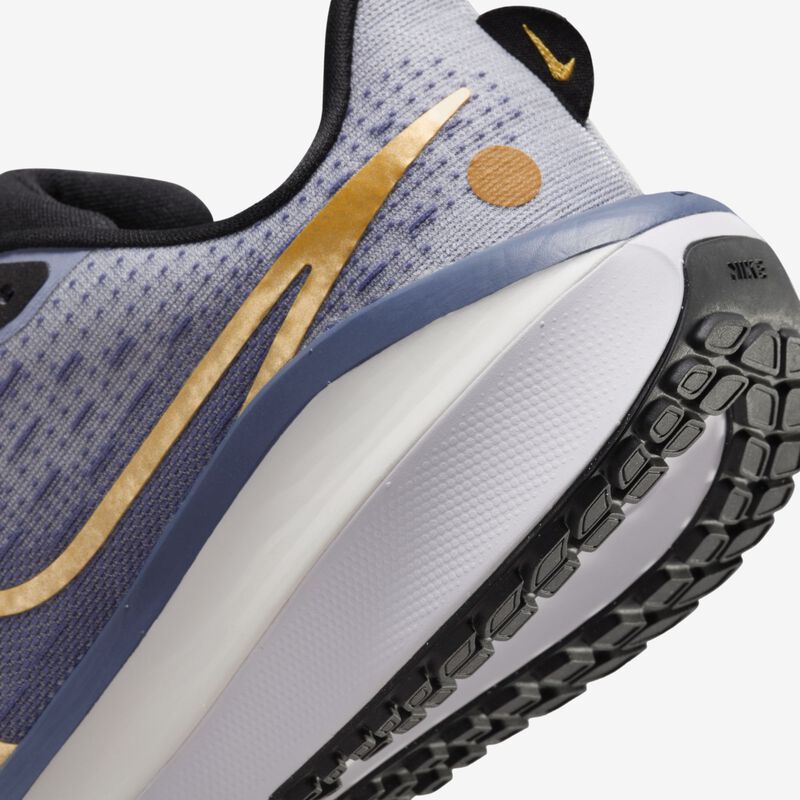 Nike Vomero 17, Azul difuso/Pizarra cenizo/Blanco/Oro metalizado, hi-res