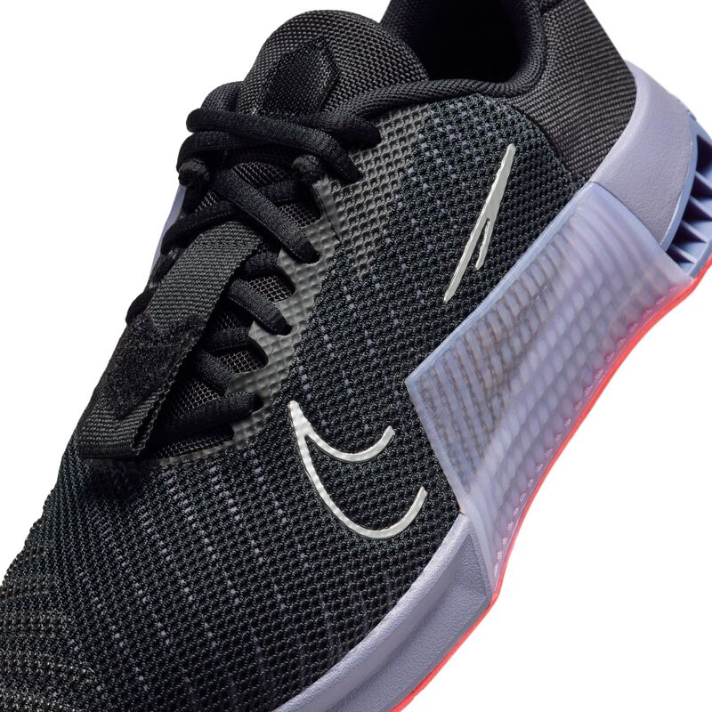 Nike Metcon 9, Negro/Plata Metalizado-Lila Bloom, hi-res