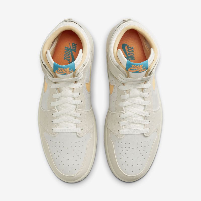 Air Jordan 1 Zoom Comfort 2, Marrón Orewood claro/Vela/Oro celeste/Cítricos brillantes, hi-res