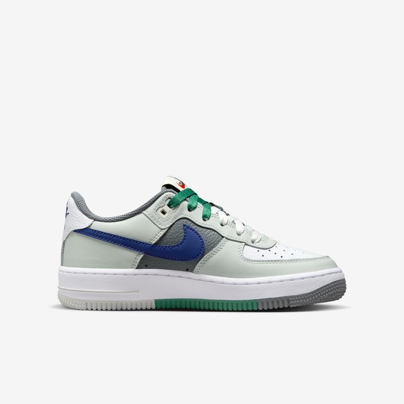 Nike Air Force 1 LV8, Plata claro/Blanco/Gris humo/Azul royal intenso, hi-res
