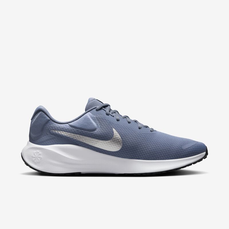 Nike Revolution 7, Pizarra Cenicienta/Plata Metalizada Blanca, hi-res