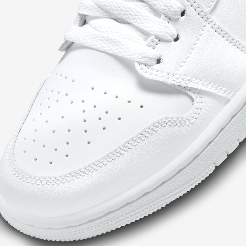 Air Jordan 1 Low, Blanco/Negro-Blanco, hi-res