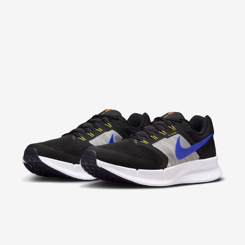 Nike Run Swift 3, Negro/Blanco/Reloj de sol/Azul carrera, hi-res