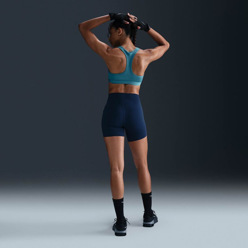 Nike Swoosh Medium Support, Azul Humeante/Blanco, hi-res